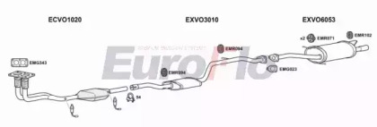 Система выпуска ОГ EuroFlo VOV4016 3008A